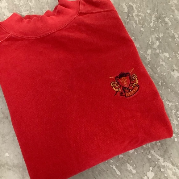 marithe francois girbaud red long sleeve sweater - Picture 4 of 8